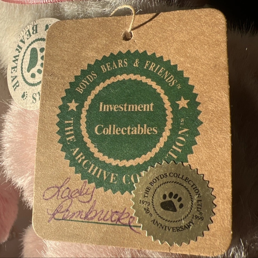 Boyds Bear Plush -  Lady Pembrooke 11" - Musical 20th Anniversary Collection - Picture 7 of 7